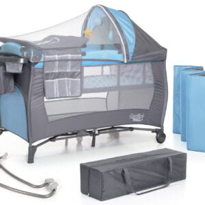 Łóżeczko turystyczne MOOLINO HAPPY Blue