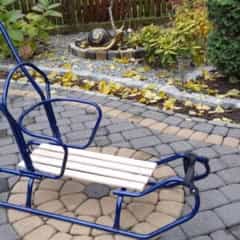 Sanki z rączką do pchania