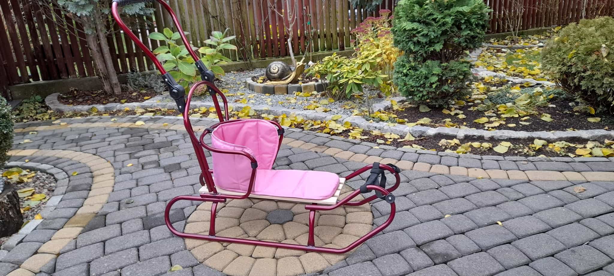 Sanki Z pchaczem i materacykiem