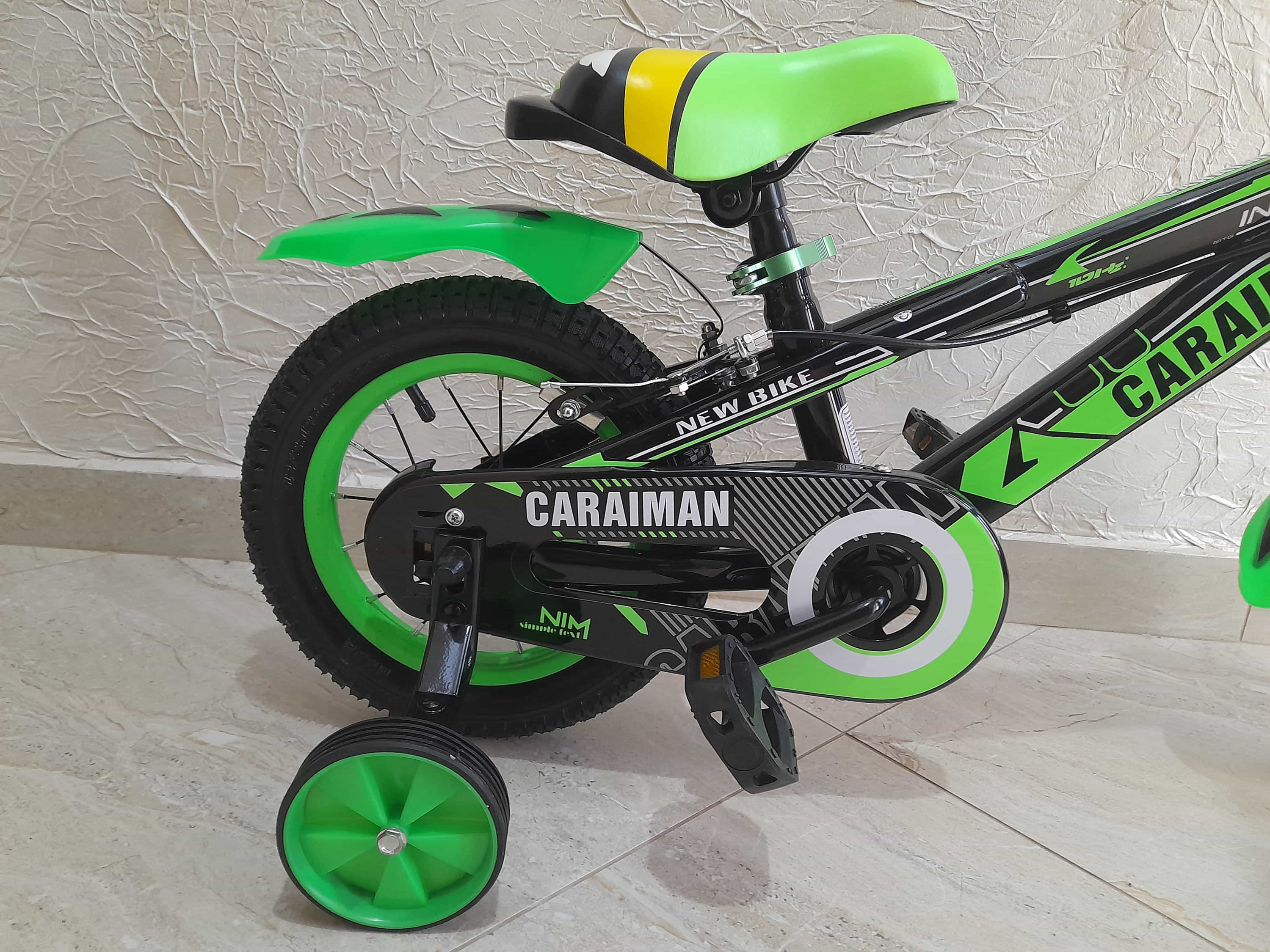 Rowerek dziecięcy 12 cali Caraiman (black_green) - obrazek 4