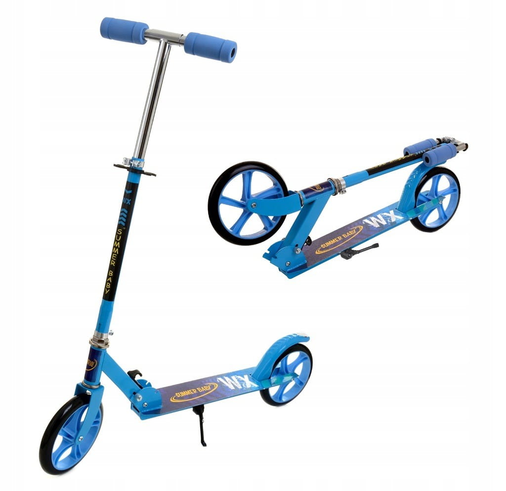 Hulajnoga metalowa duża niebieska