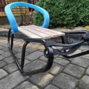 Sanki z miękkim oparciem