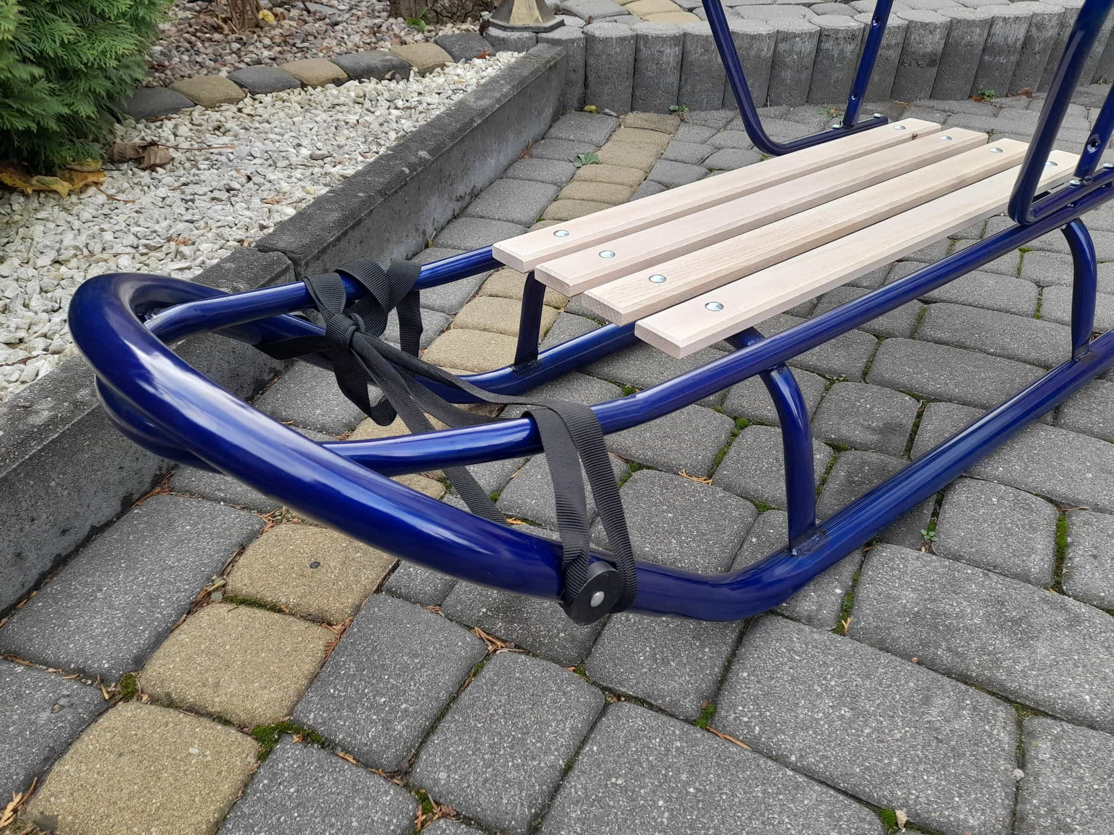 Sanki metalowe z wysokim oparciem Yeti. - obrazek 5