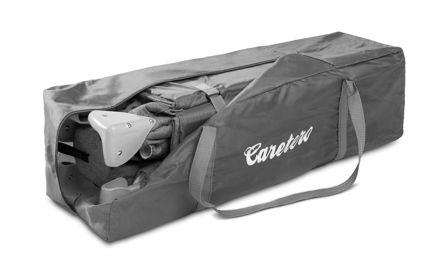 Łóżeczko Turystyczne Basic Plus GREY Caretero - obrazek 4